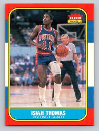 1986 Fleer Isiah Thomas Basketball Card - NM-MT/MINT