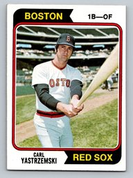 1974 Topps Carl Yastrzemski Baseball Card - EX-MT