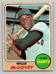 1968 Topps Willie McCovey Baseball Card - EX-MT To NM