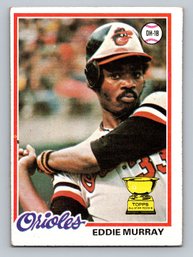 1978 Topps Eddie Murray Rookie Baseball Card - Near Mint
