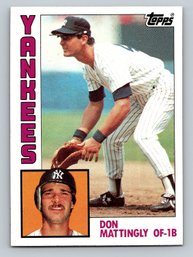 1984 Topps Don Mattingly Rookie Baseball Card - Mint