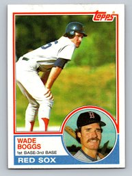 1983 Topps Wade Boggs Rookie Baseball Card - MINT