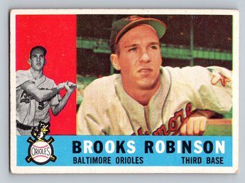 1960 Topps Brooks Robinson Baseball Card - VG/EX