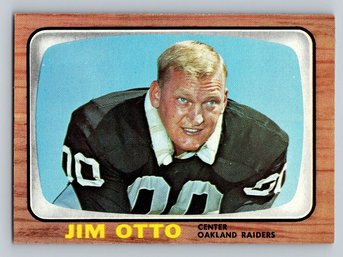 1966 Topps Jim Otto Football Card - NM/MT