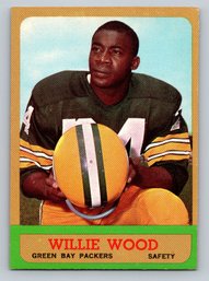 1963 Topps Willie Wood Football Card - EX/MT