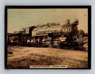 1917 Susini Cuban Real Photo Tobacco Card - Train
