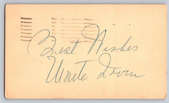1952 Monte Irvin Rookie Era Signed Autographed Baseball GPC