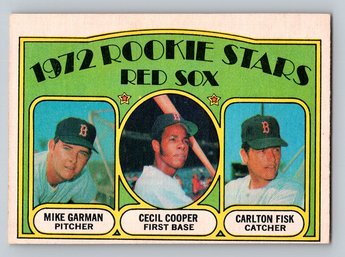 1972 OPC Carlton Fisk Rookie Baseball Card - Scarce OPC Version - EX To EX/MT