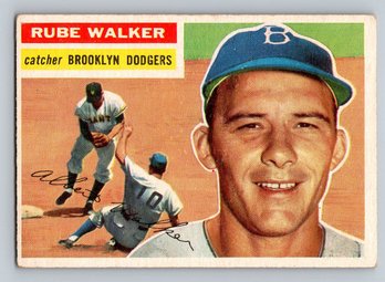 1956 Topps #333 Rube Walker Baseball Card - High Number Series- EX