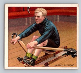 T218 Mecca Boxing Tobacco Card Johnny Summers - VG/EX To EX