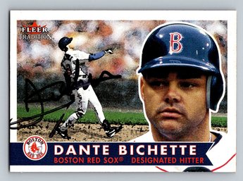 2001 Fleer Dante Bichette Signed Autographed Baseball Card