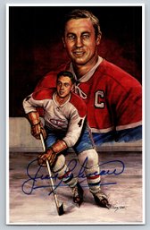 Jean Beliveau (D.2014) Signed Autographed Legends Of Hockey Card
