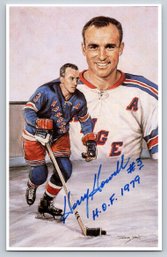 Harry Howell (D.2019) Signed Autographed Legends Of Hockey Card
