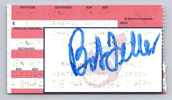 Bob Feller Signed Autographed 1996 Baseball Ticket Stub