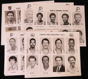 (20) 1980's NBA Basketball 8 X 10 Team Issued Photo Lot
