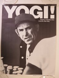 C. 1972 Yogi Berra Baseball Advertising Poster - Equitable Life