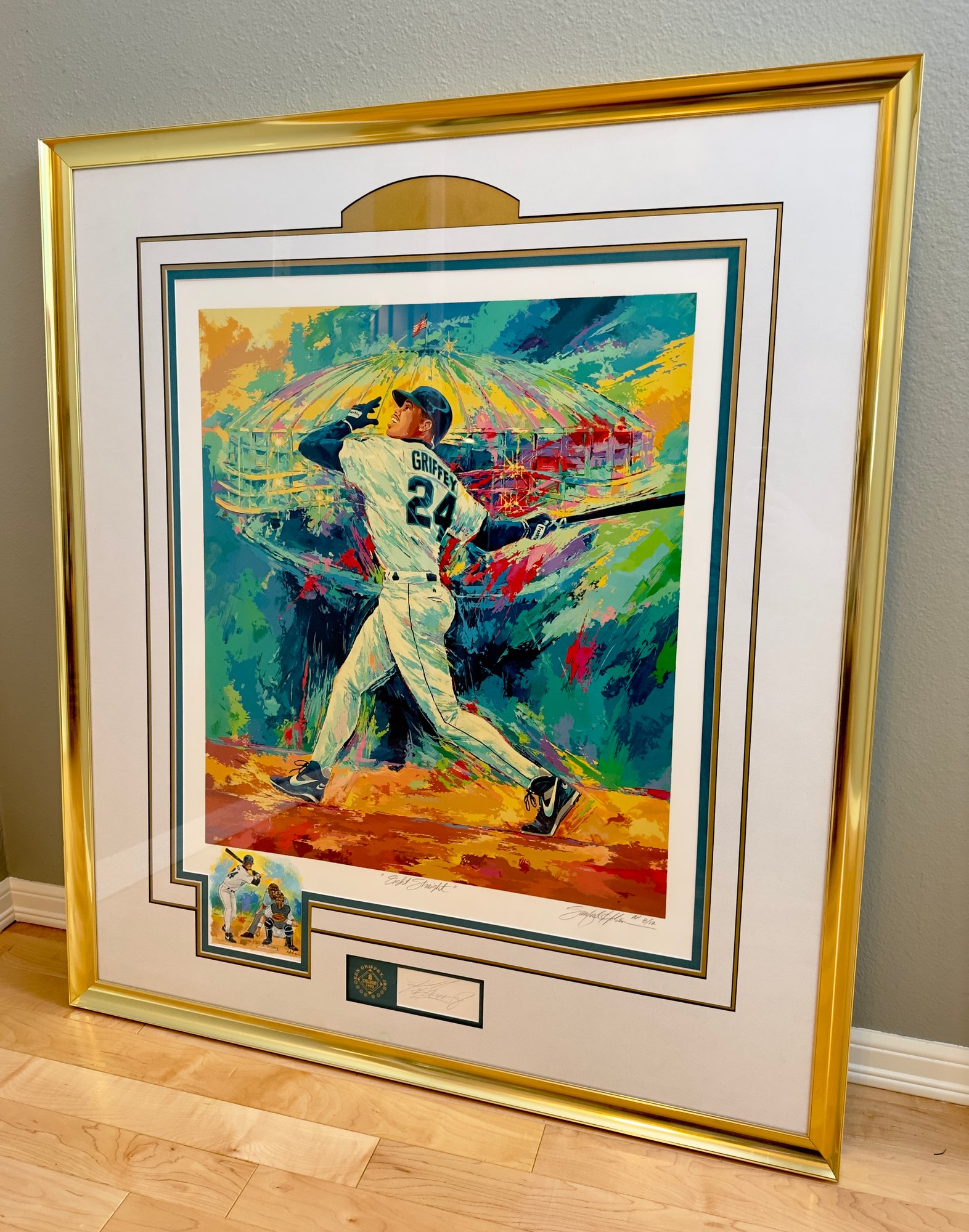 Sanford Holien Signed Ken Griffey Jr. Eight Straight Litho #14324