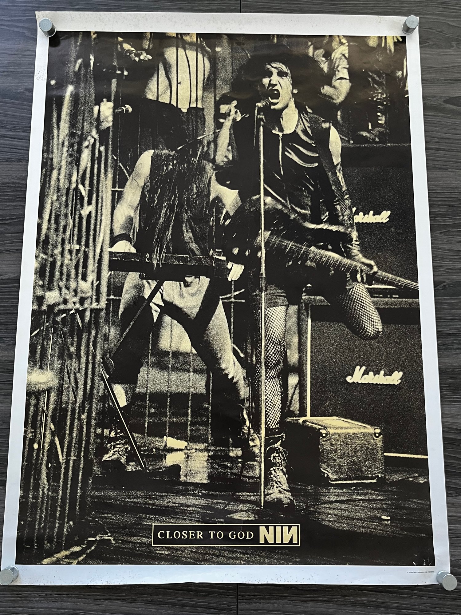 Vintage Original Nine Inch Nails NIN Closer To God 1995 Vintage 