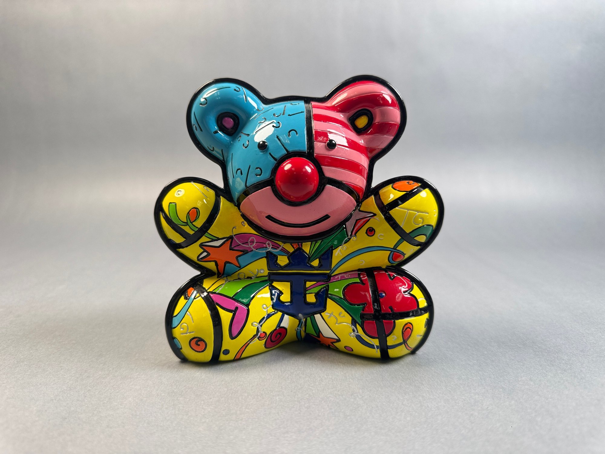 ROMERO BRITTO 'Royal Caribbean Bear', 2010 Pop Sculpture Teddy