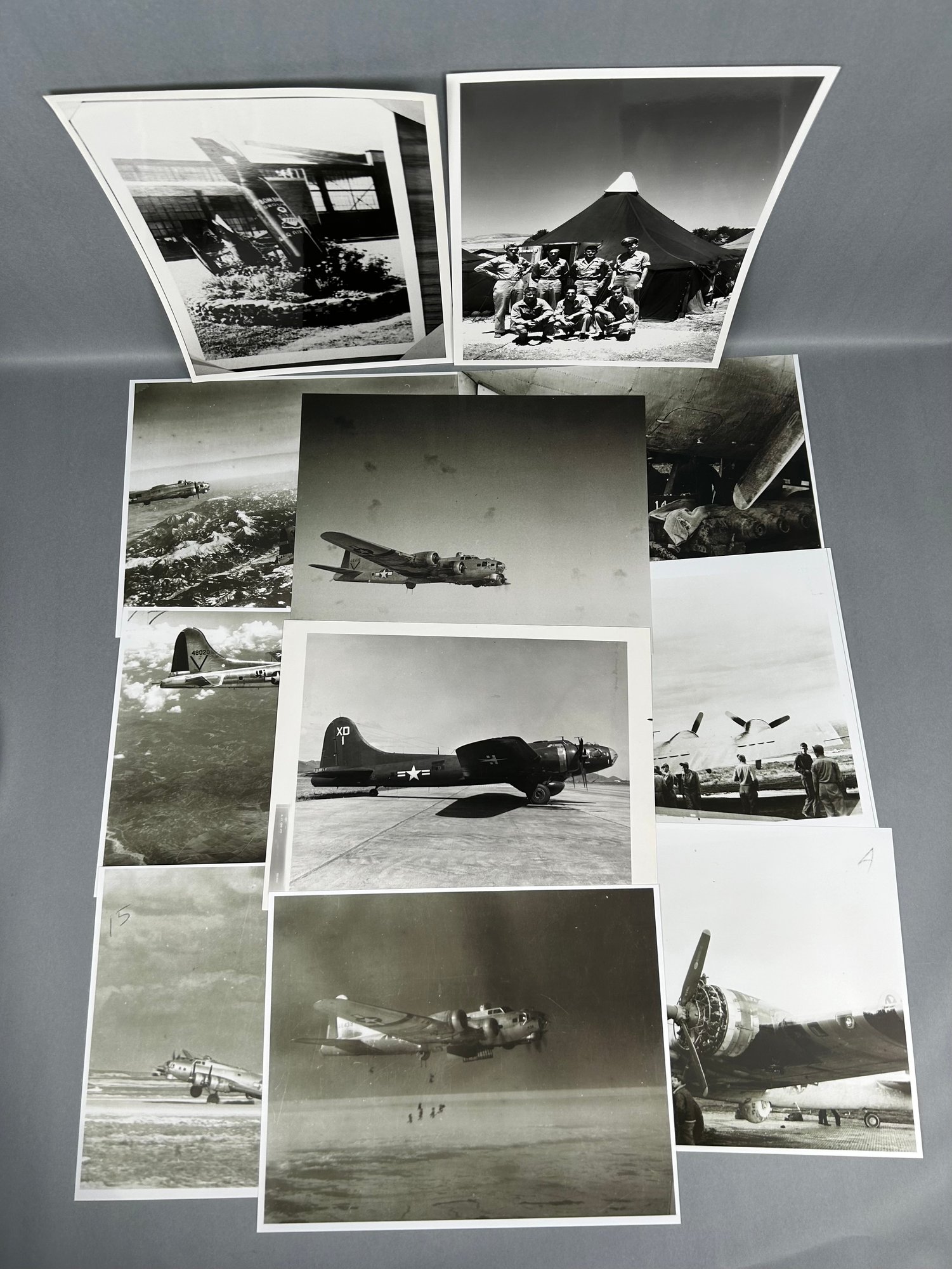 Lot Of Black & White Vintage Military Aircraft Photos #67837 ...