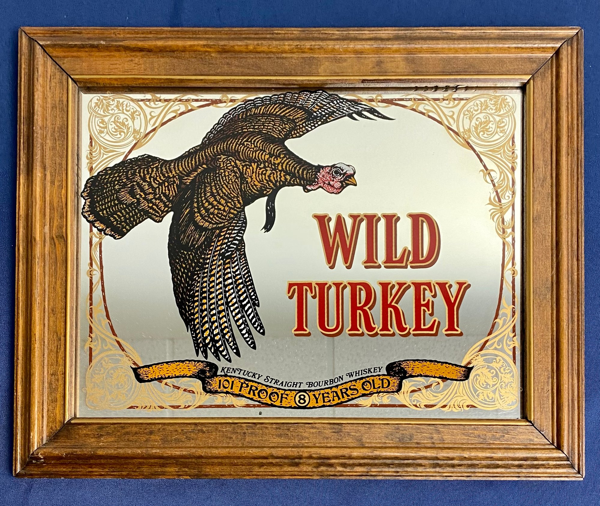 Wild Turkey Bar Mirror #18051 | Auctionninja.com