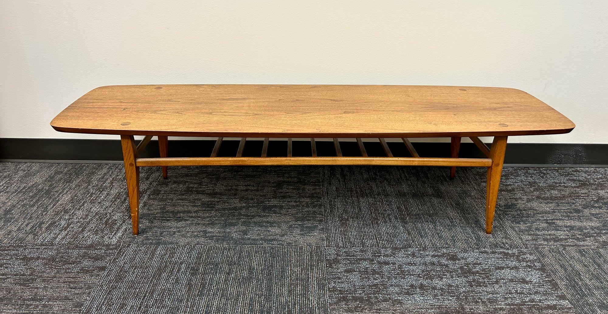 Lane Walnut Mid Century Coffee Table: Model 991-01 #52274
