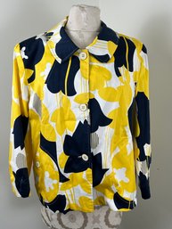 Erin London Floral Jacket Sz M