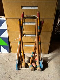 Vintage Croquet Set