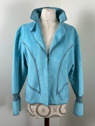 BeaverLy Hills Leather Club Suede Jacket L