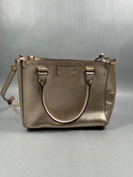 Kate Spade Rose Gold Bag With Strap