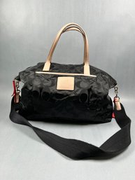 Vintage Nylon Coach Duffle Bag