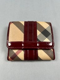 Burberry Nova Check Wallet With COA