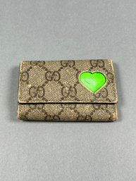 Gucci Heart Key Holder With COA