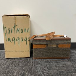 Hartmann Tweed & Leather Train Case