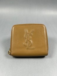 Yves Saint Laurent Brown Wallet -Has COA