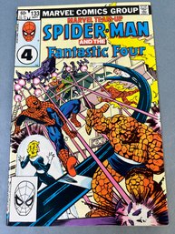 Marvel Team Up Spiderman And The Fantastic Four Number 4.