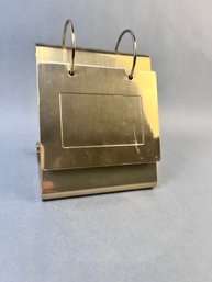 Brass Photo Rolo-dex.