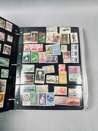 2 Inch Binder Of Collector Stamps