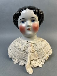 Antique China Doll Head Made In Germany.