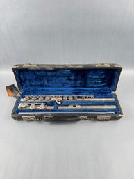 Solid Silver K.G. Gemeinhardt Co. M2CS/204046 Flute - Elkhart, Ind.