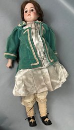 Vintage Victorian Doll With Bisque Head, Hands And Legs
