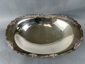 Vintage Silver Nickel Platter.