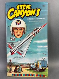 1959 Golden Press Giant Funtime Book - Steve Canyons - Unpunched