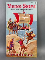 1959 Pocket Books, Inc. Giant Funtime Book - Viking Ships - Unpunched