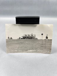Vintage Black & White Postcard Country Club - Marysville, Kansas