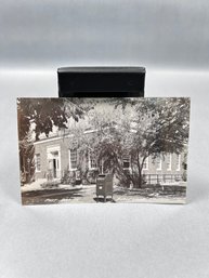 Vintage Black & White Postcard Post Office - Belleville, Kansas