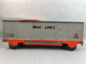 Vintage Lumar Marx Ride On Train Car
