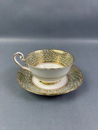 C&E Victoria Bone China Cup & Saucer