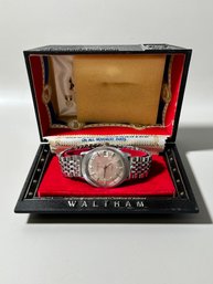 Vintage Waltham Wrist  Watch With Box 17 Jewels