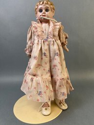 Antique German Tin Head Doll Number 4.